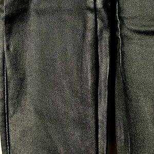 Faux leather black pants